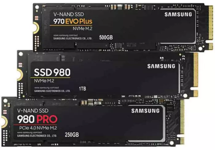SAMSUNG 970 EVO/Plus/PRO 980